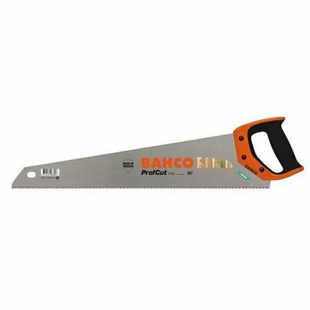 WILLIAMS Bahco Handsaw, Bi-Mold Handle, 22in. , 7 TPI PC-22-FILE-U7